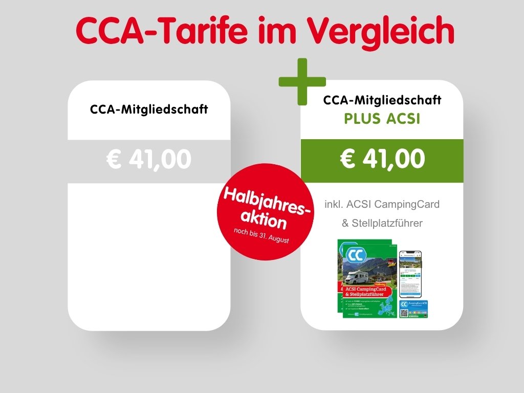CCA Halbjahrestarife Übersicht